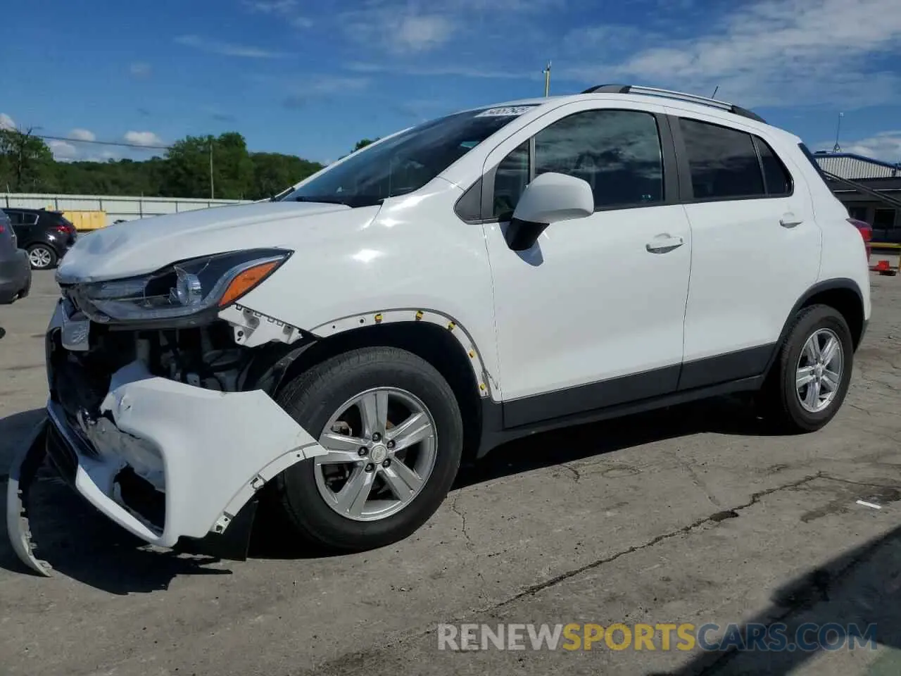 1 Photograph of a damaged car KL7CJPSM9MB363679 CHEVROLET TRAX 2021