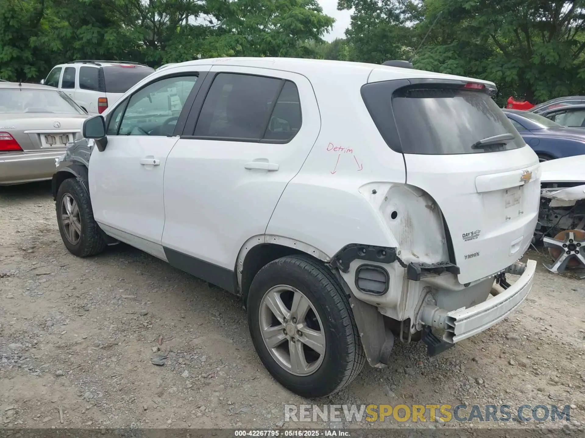 14 Photograph of a damaged car KL7CJKSM6NB526017 CHEVROLET TRAX 2022