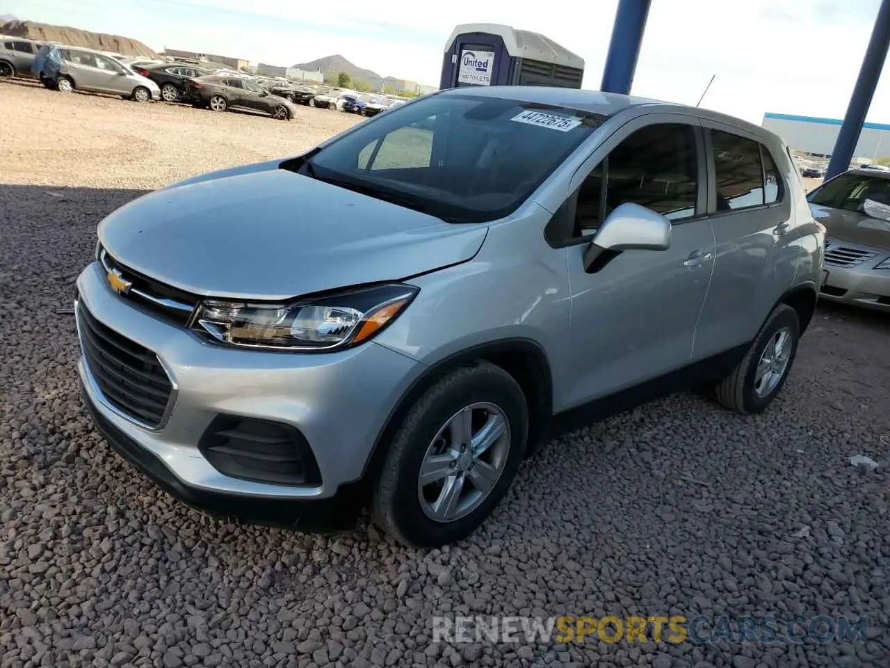 1 Фотография поврежденного автомобиля KL7CJKSM7NB552464 CHEVROLET TRAX 2022