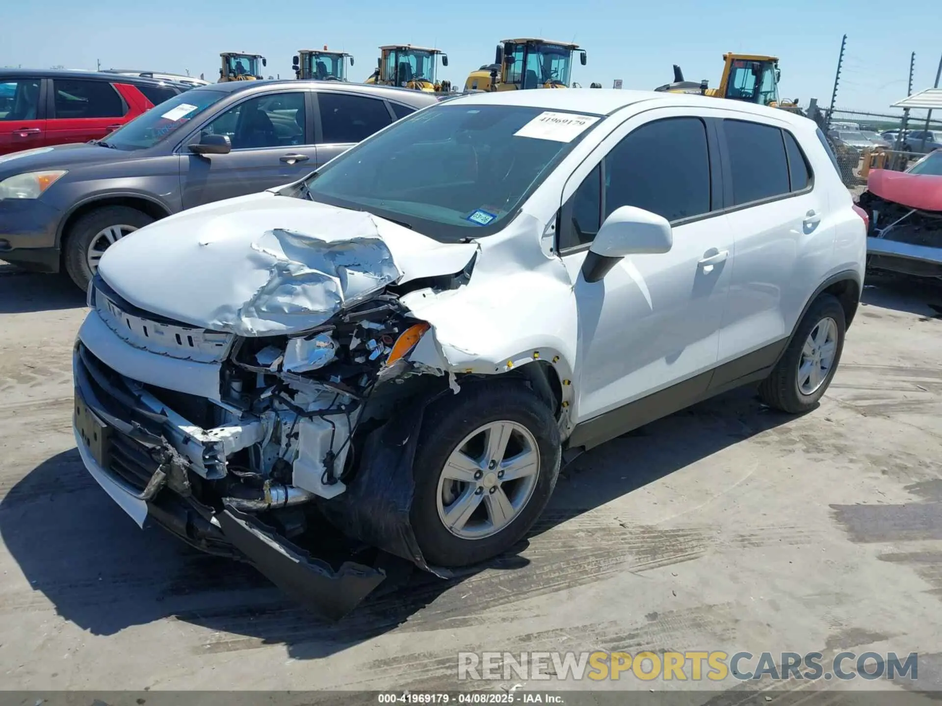 2 Photograph of a damaged car KL7CJKSM9NB510569 CHEVROLET TRAX 2022