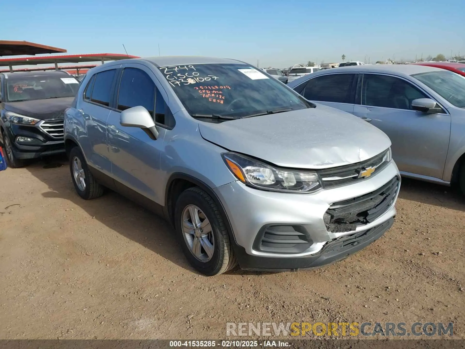 1 Фотография поврежденного автомобиля KL7CJKSMXNB555858 CHEVROLET TRAX 2022