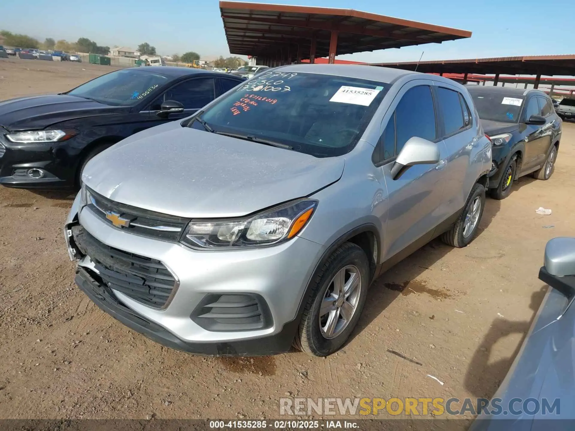2 Фотография поврежденного автомобиля KL7CJKSMXNB555858 CHEVROLET TRAX 2022