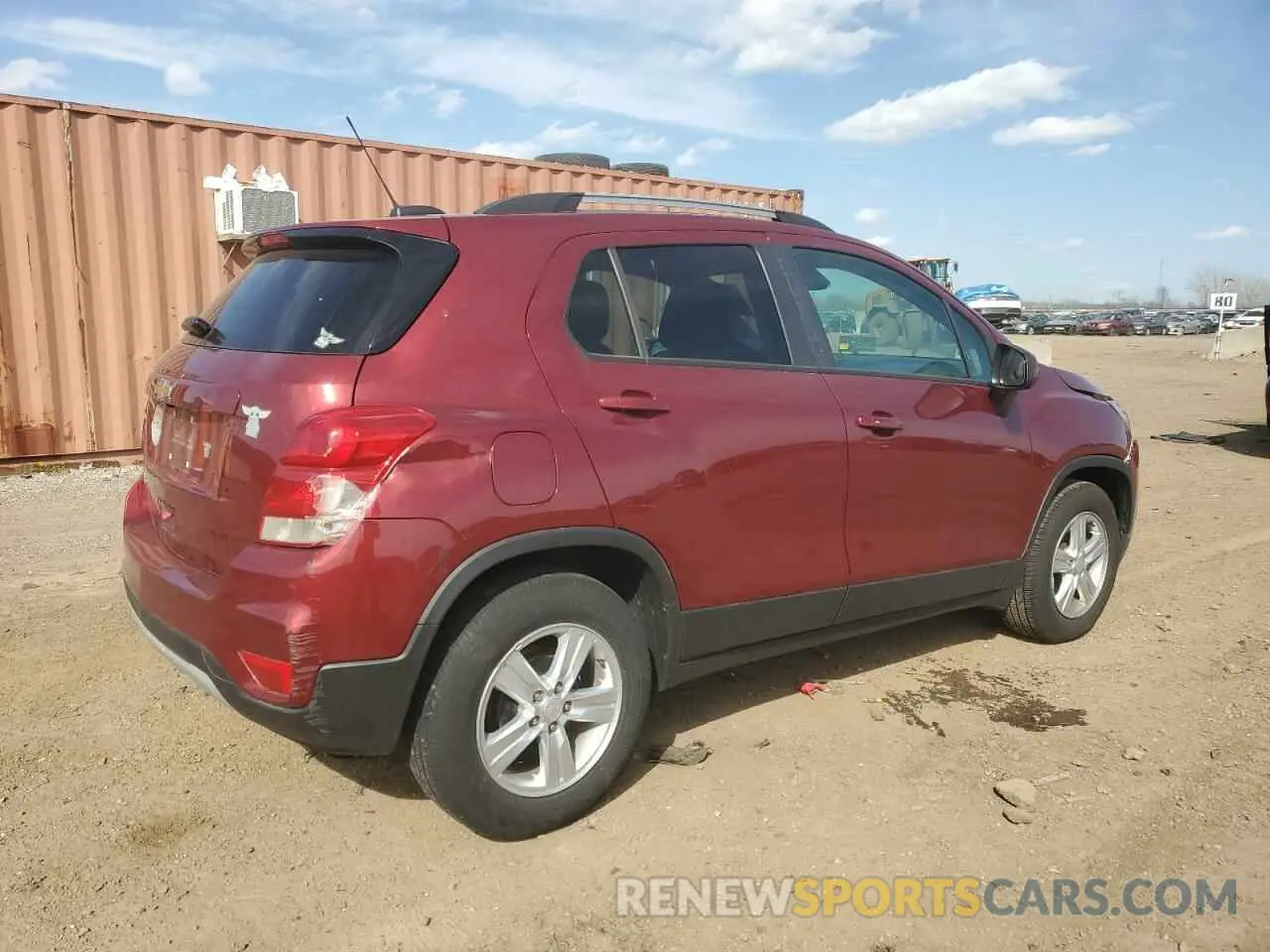 3 Фотография поврежденного автомобиля KL7CJLSM1NB546360 CHEVROLET TRAX 2022