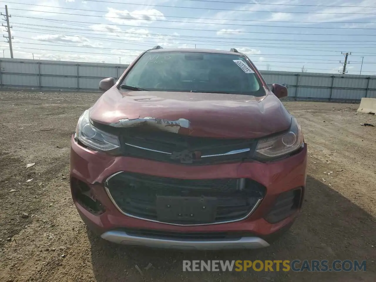 5 Фотография поврежденного автомобиля KL7CJLSM1NB546360 CHEVROLET TRAX 2022
