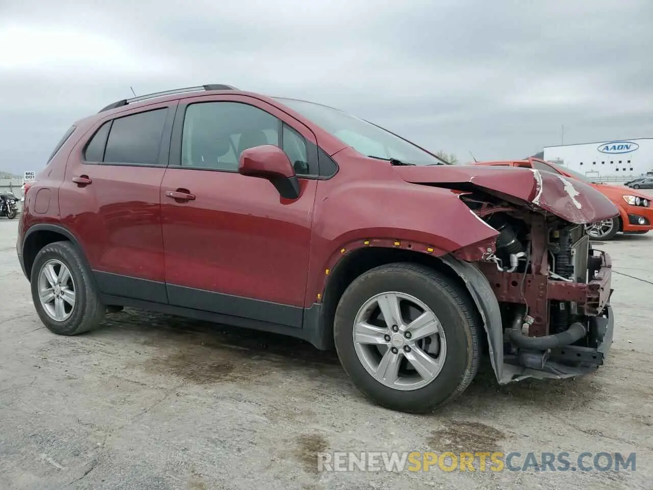 4 Photograph of a damaged car KL7CJLSM1NB560579 CHEVROLET TRAX 2022
