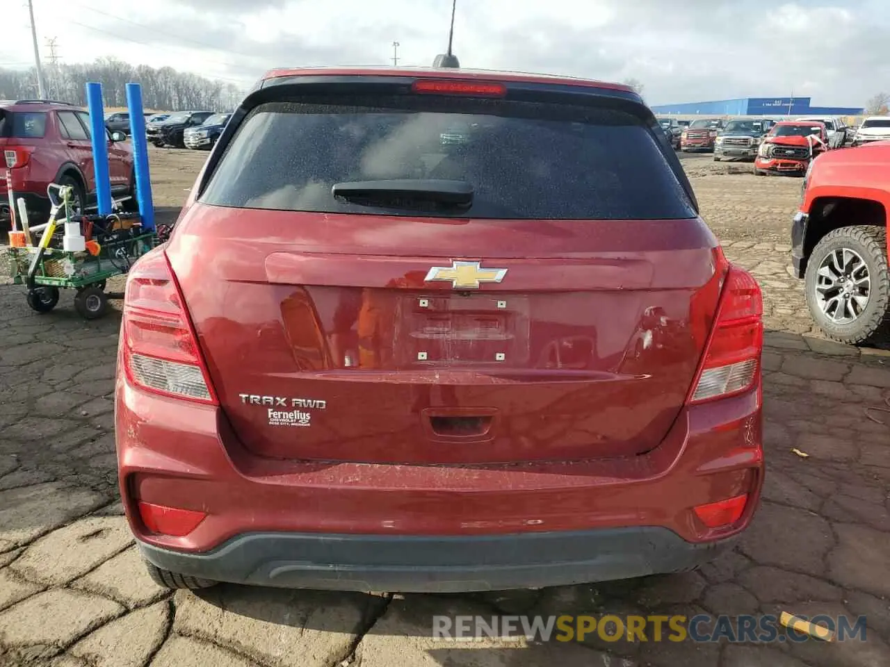 6 Photograph of a damaged car KL7CJNSM7NB505338 CHEVROLET TRAX 2022