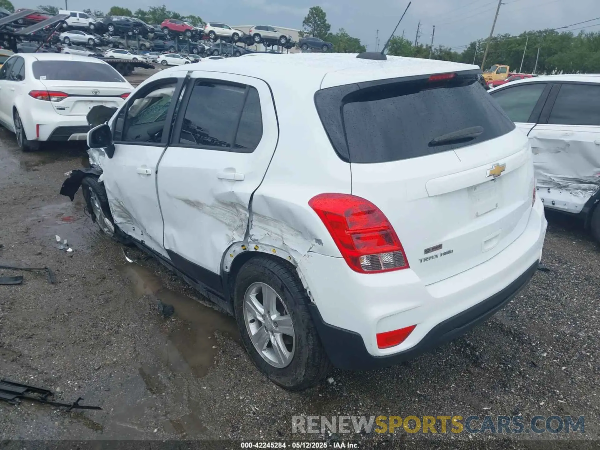 3 Фотография поврежденного автомобиля KL7CJNSM7NB543376 CHEVROLET TRAX 2022