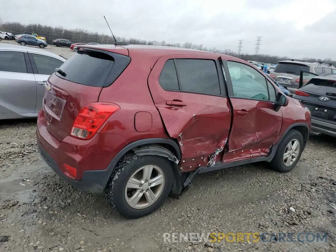 3 Photograph of a damaged car KL7CJNSM8NB503422 CHEVROLET TRAX 2022