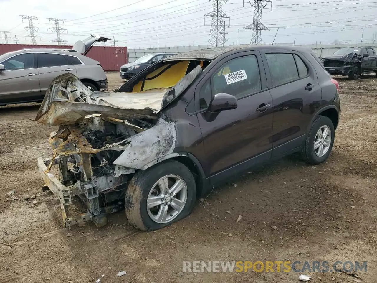 1 Фотография поврежденного автомобиля KL7CJNSM8NB505347 CHEVROLET TRAX 2022