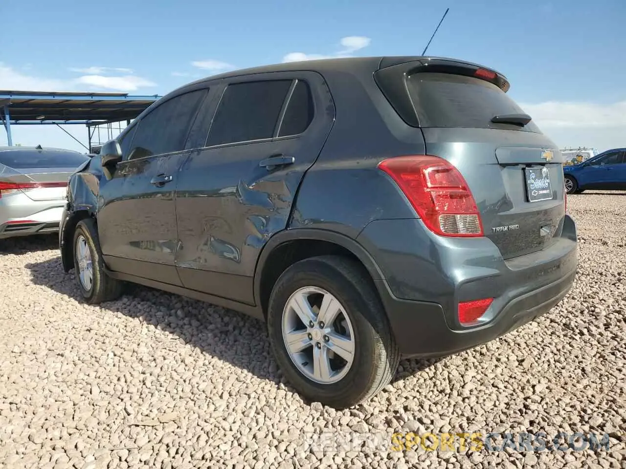 2 Фотография поврежденного автомобиля KL7CJNSM8NB507776 CHEVROLET TRAX 2022