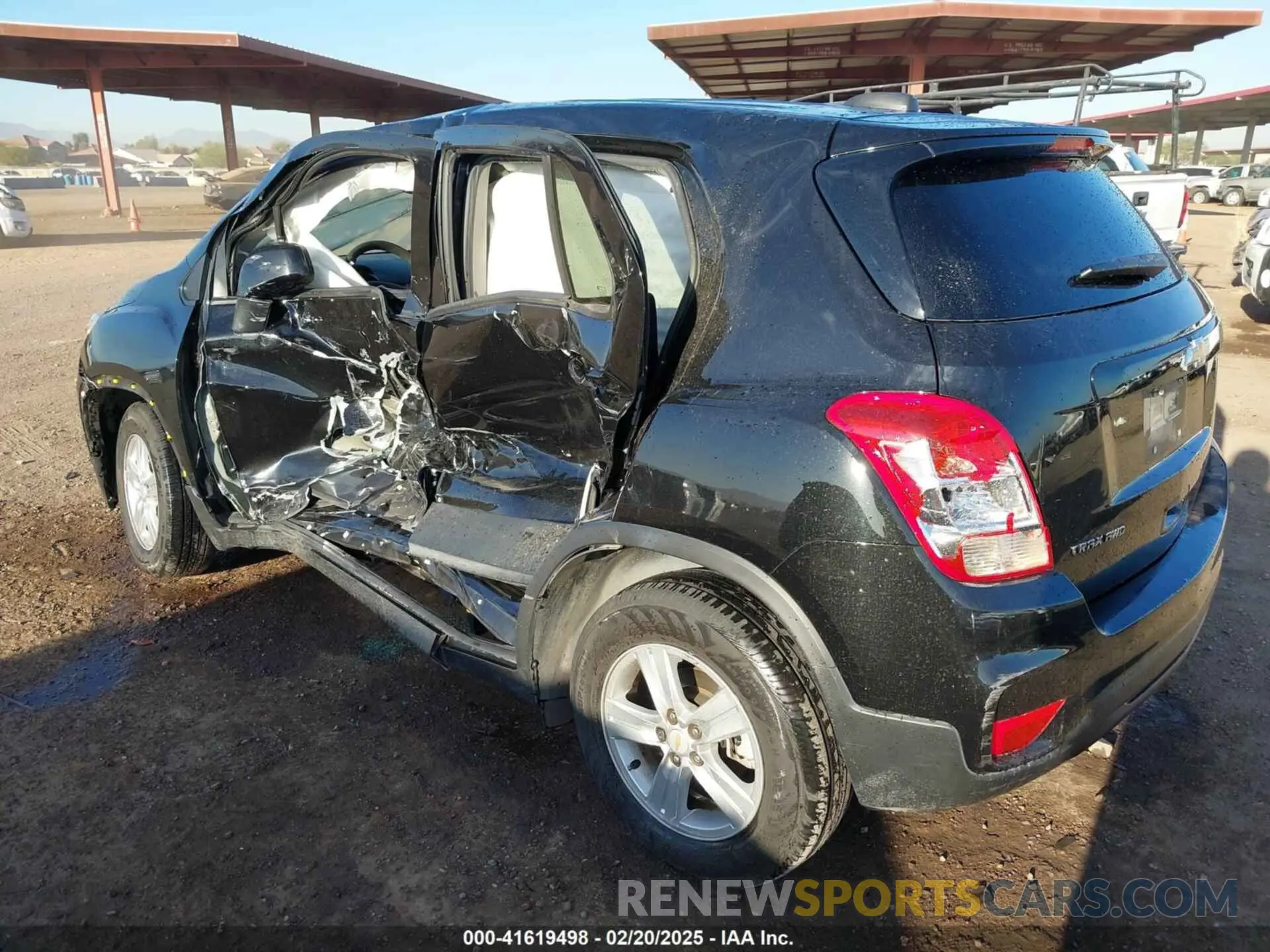 3 Фотография поврежденного автомобиля KL7CJNSM9NB550474 CHEVROLET TRAX 2022