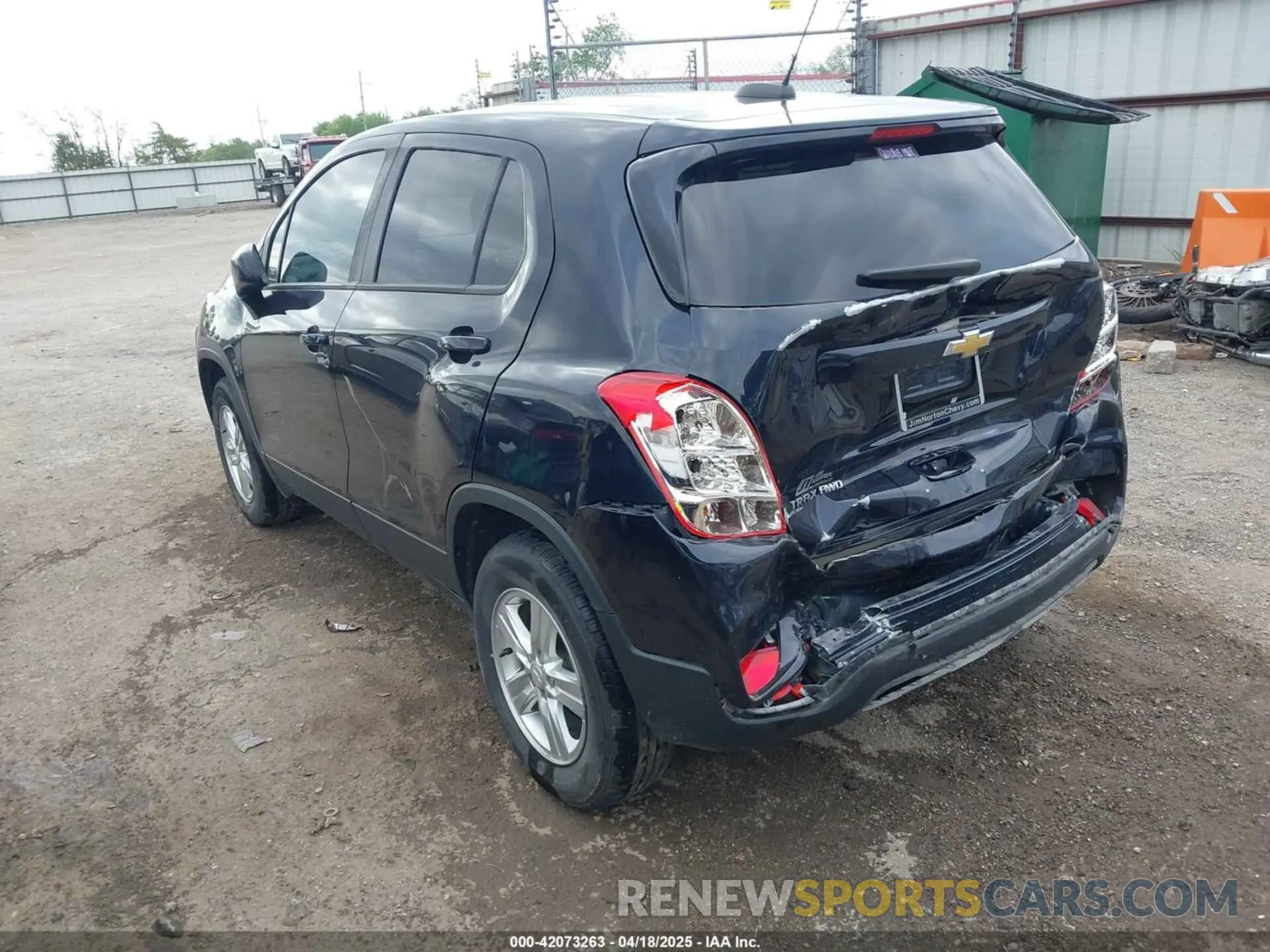 3 Фотография поврежденного автомобиля KL7CJNSMXNB503258 CHEVROLET TRAX 2022