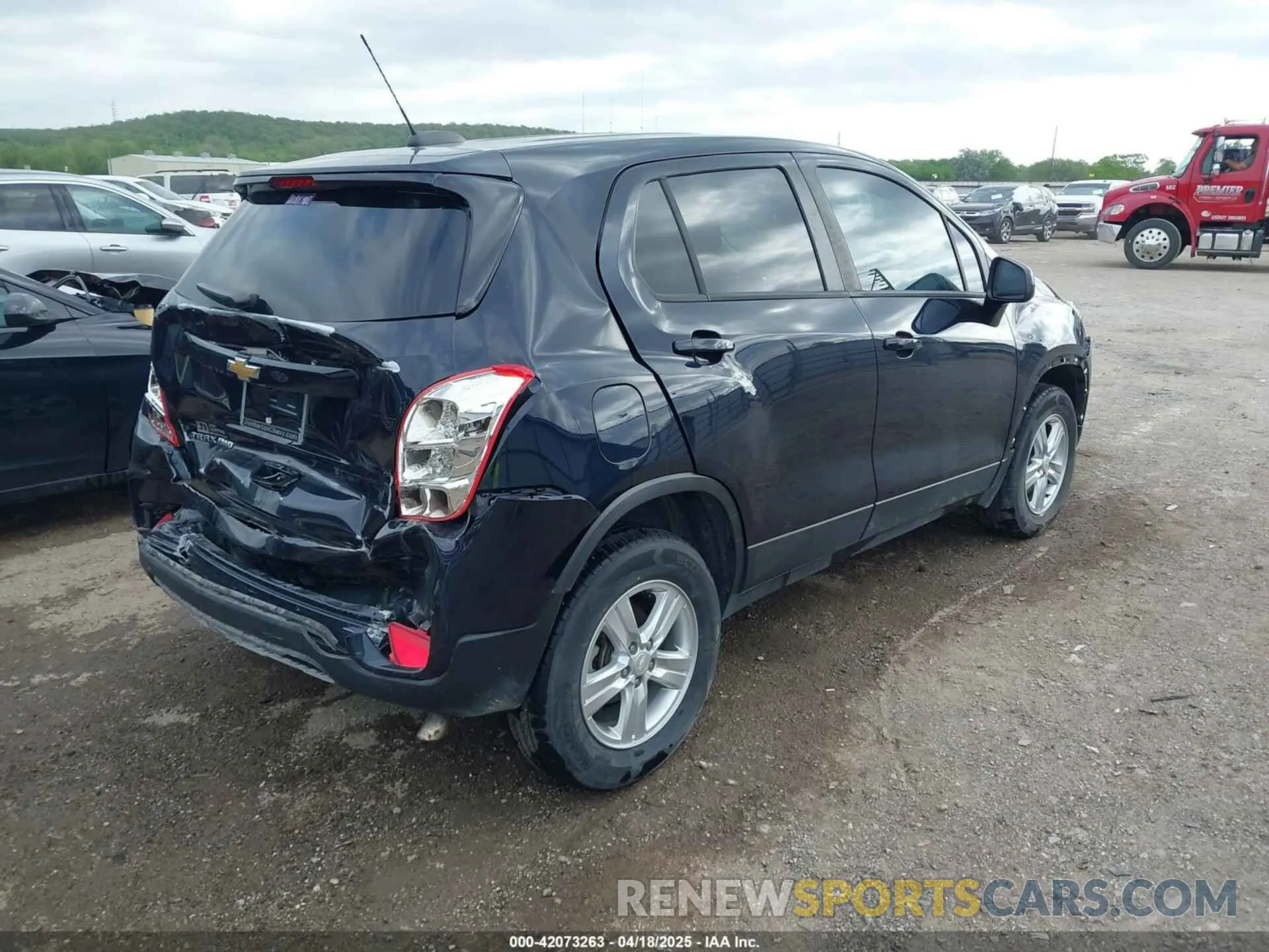4 Фотография поврежденного автомобиля KL7CJNSMXNB503258 CHEVROLET TRAX 2022