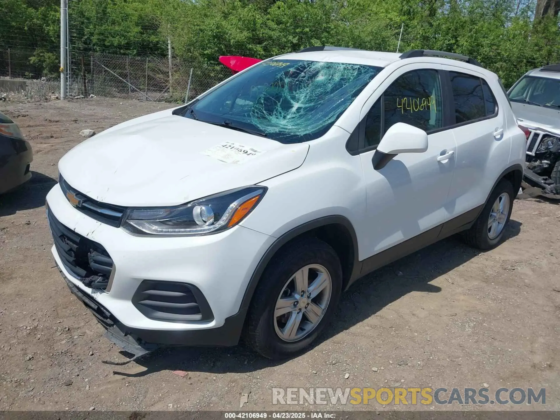 6 Фотография поврежденного автомобиля KL7CJPSM1NB569189 CHEVROLET TRAX 2022