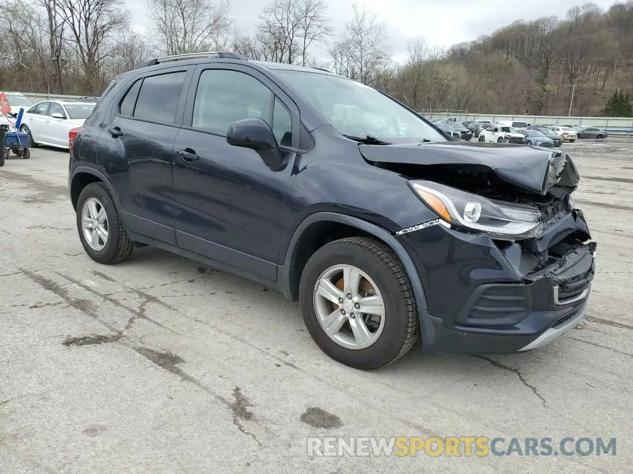 4 Фотография поврежденного автомобиля KL7CJPSM2NB530059 CHEVROLET TRAX 2022