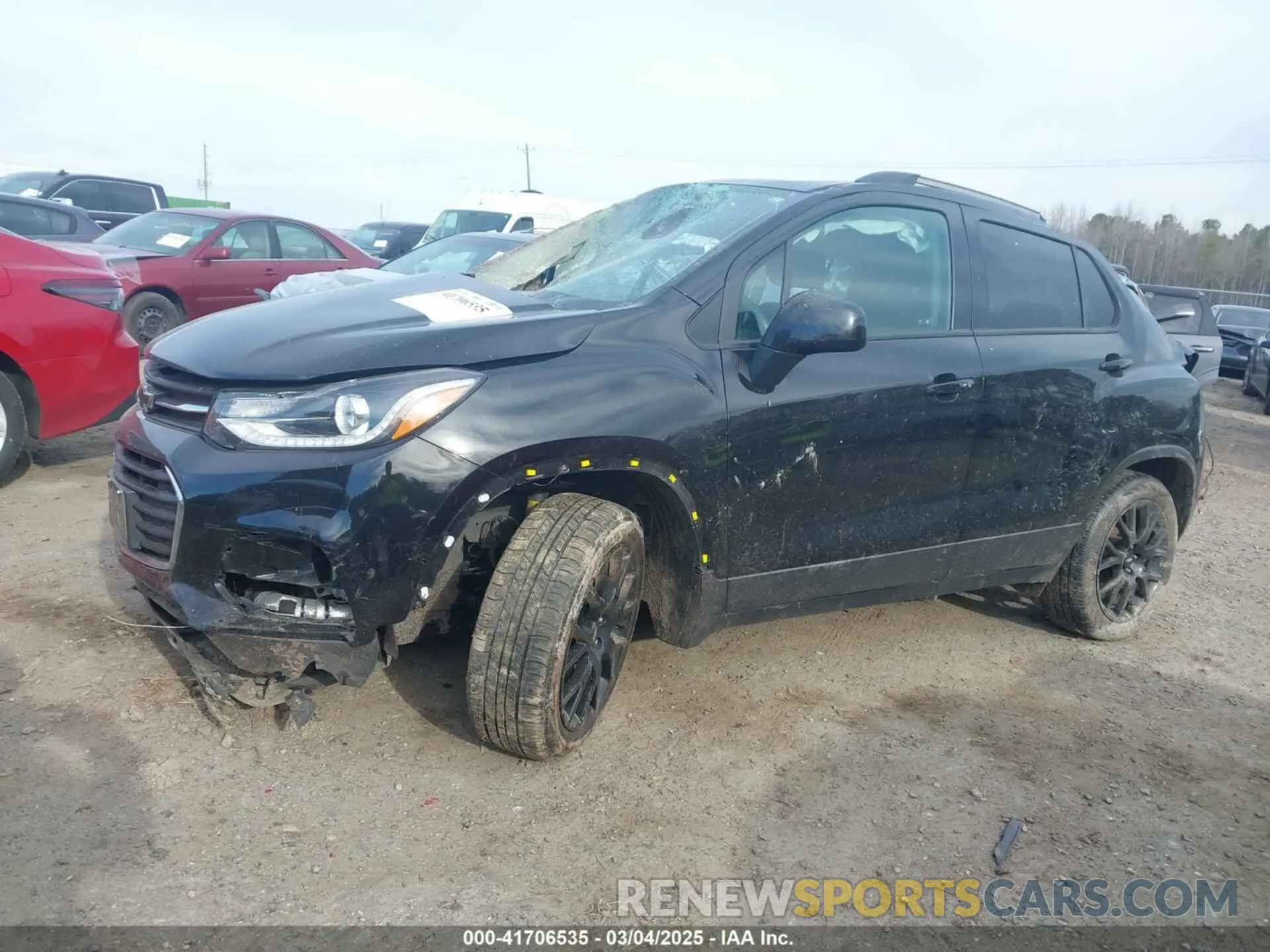 2 Фотография поврежденного автомобиля KL7CJPSM4NB534680 CHEVROLET TRAX 2022