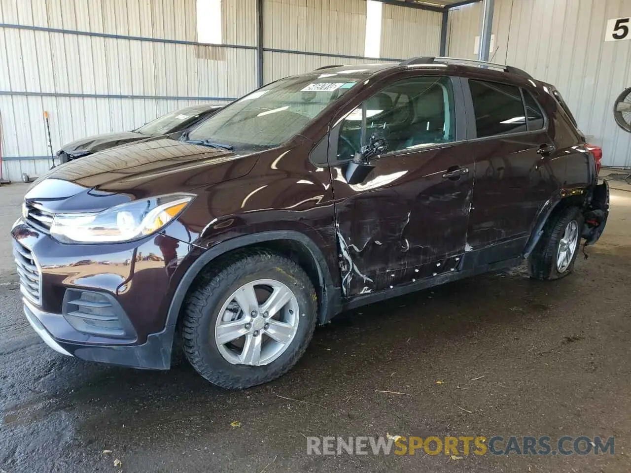 1 Фотография поврежденного автомобиля KL7CJPSM6NB541419 CHEVROLET TRAX 2022