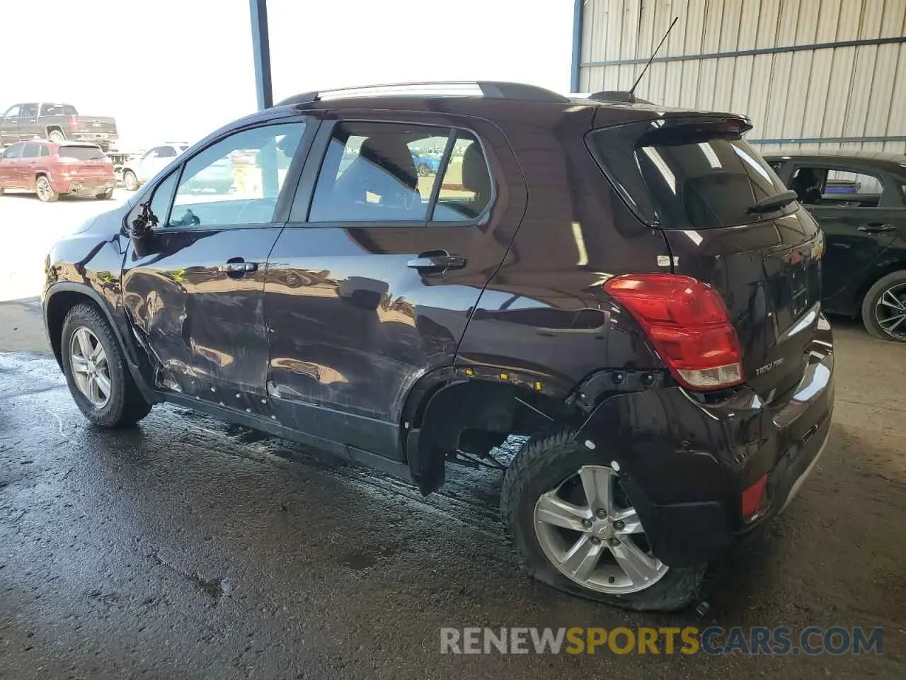 2 Фотография поврежденного автомобиля KL7CJPSM6NB541419 CHEVROLET TRAX 2022