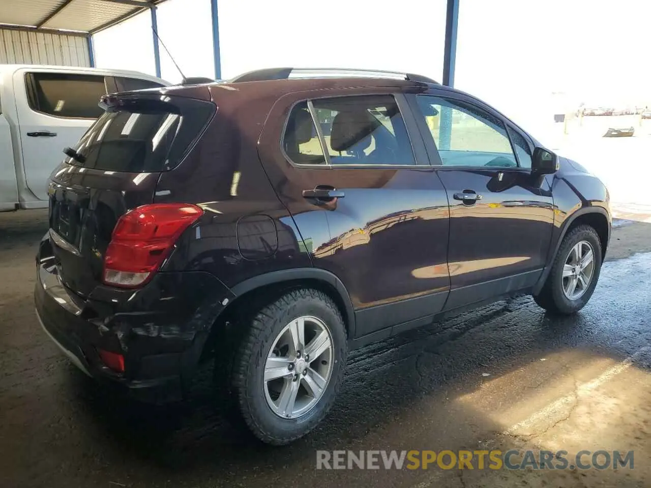 3 Фотография поврежденного автомобиля KL7CJPSM6NB541419 CHEVROLET TRAX 2022