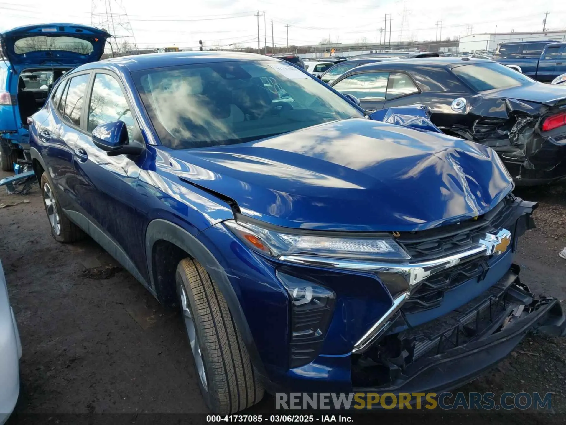 1 Photograph of a damaged car KL77LFE21RC215592 CHEVROLET TRAX 2024