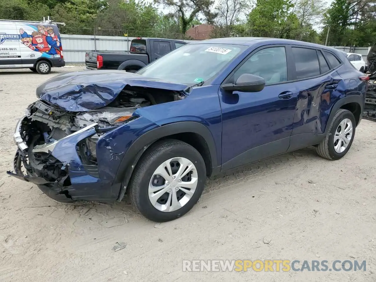 1 Photograph of a damaged car KL77LFE22RC136318 CHEVROLET TRAX 2024
