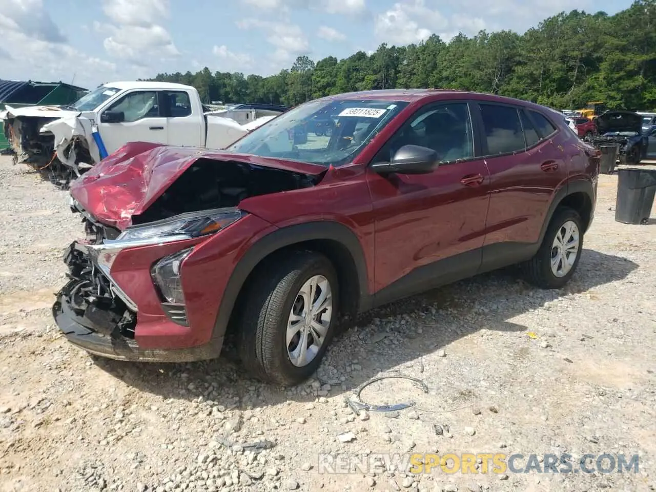 1 Фотография поврежденного автомобиля KL77LFE25RC077250 CHEVROLET TRAX 2024