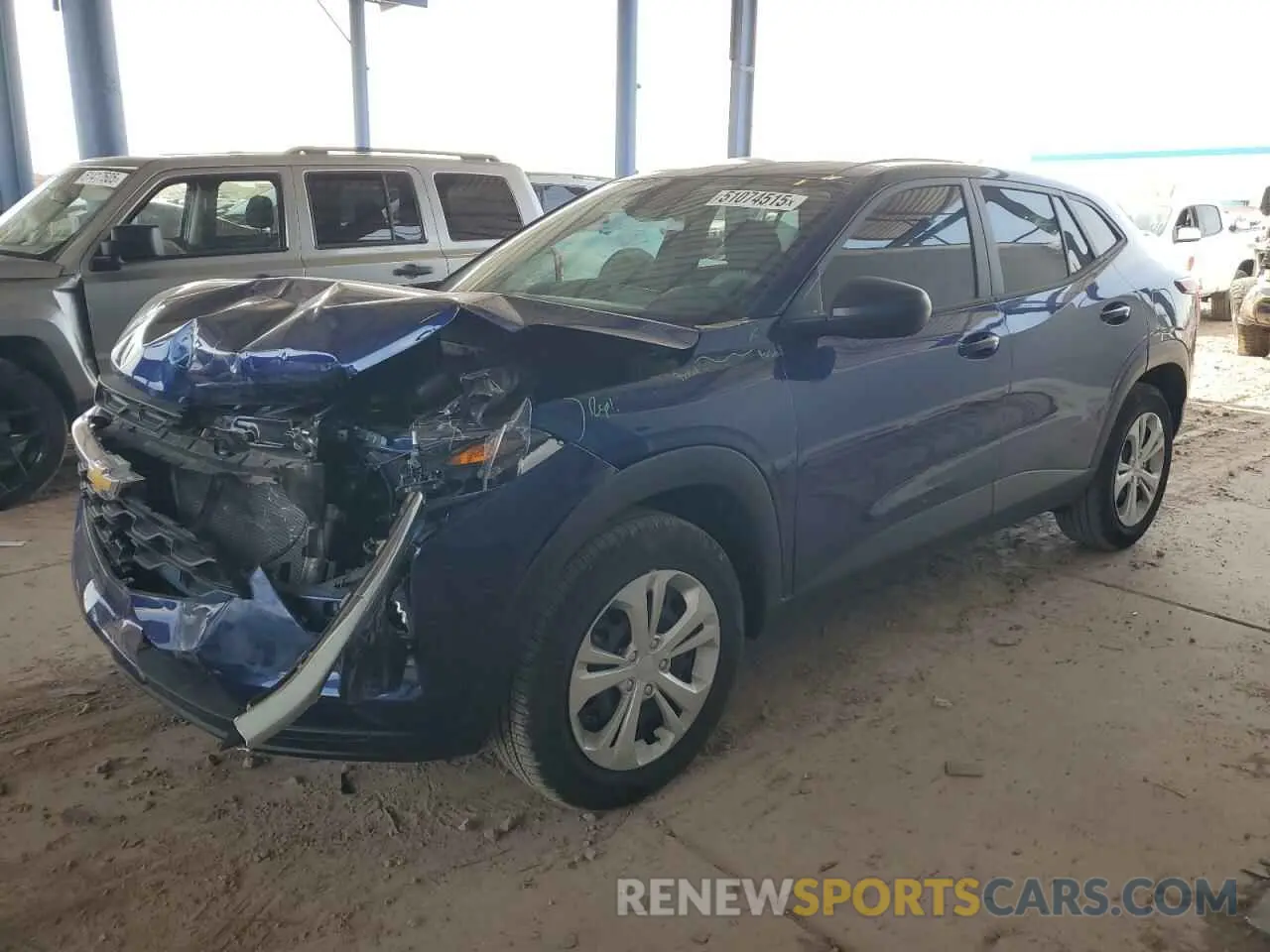 1 Photograph of a damaged car KL77LFE25RC213490 CHEVROLET TRAX 2024