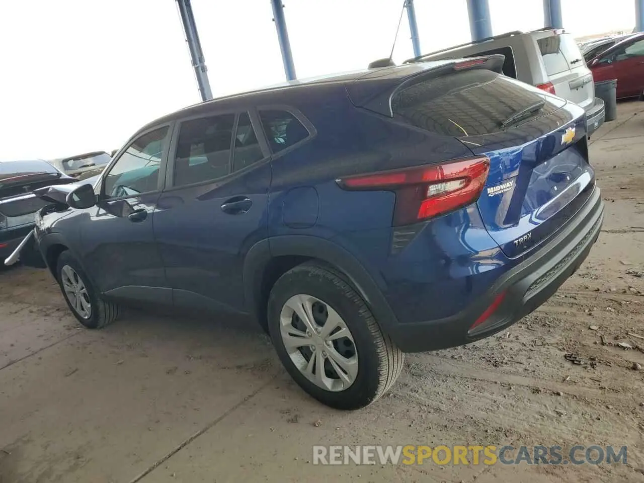 2 Photograph of a damaged car KL77LFE25RC213490 CHEVROLET TRAX 2024