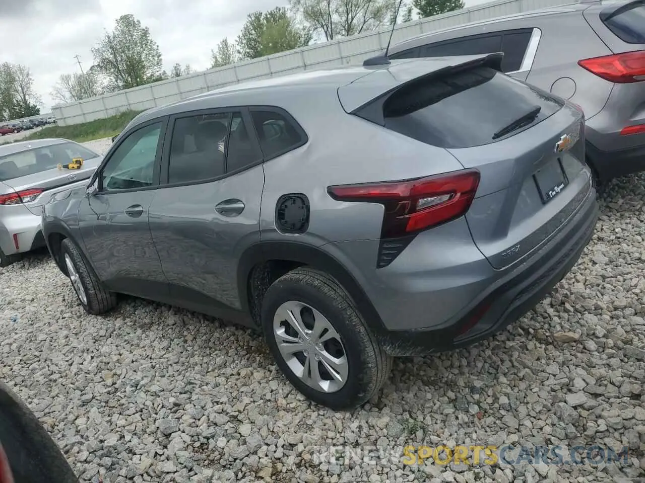 2 Photograph of a damaged car KL77LFE26RC214308 CHEVROLET TRAX 2024