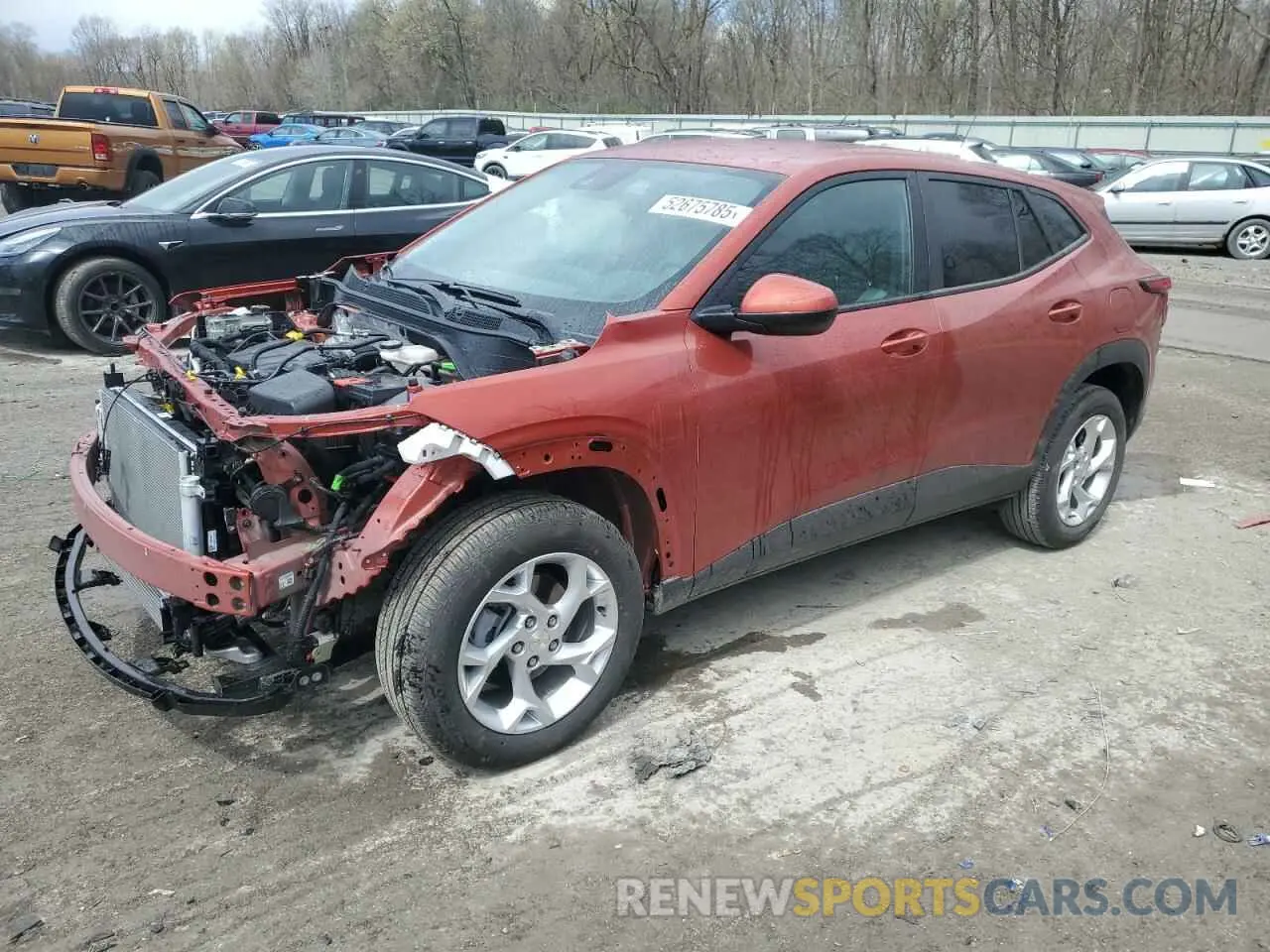 1 Photograph of a damaged car KL77LFE28RC096407 CHEVROLET TRAX 2024