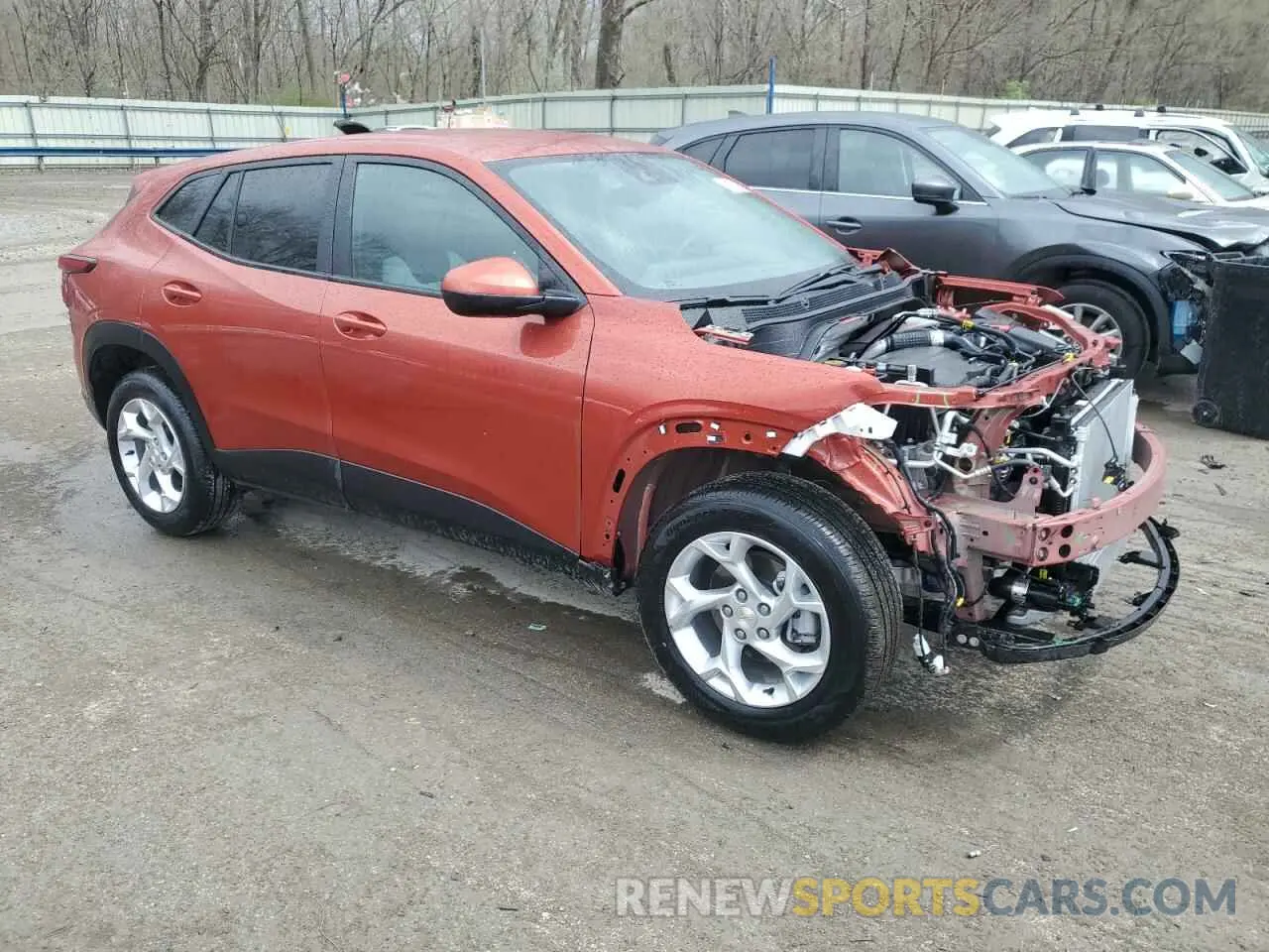 4 Photograph of a damaged car KL77LFE28RC096407 CHEVROLET TRAX 2024