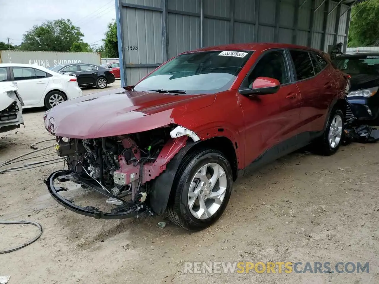 1 Photograph of a damaged car KL77LFE29RC105938 CHEVROLET TRAX 2024