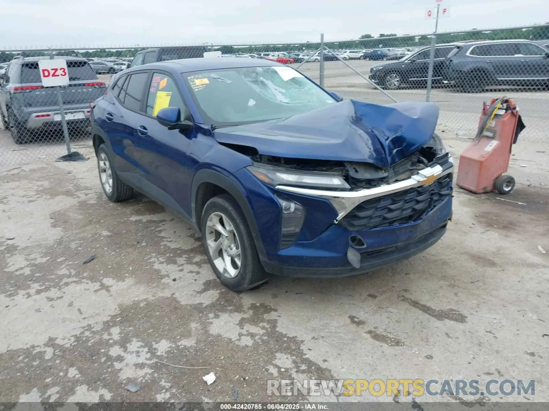 1 Photograph of a damaged car KL77LFE2XRC003337 CHEVROLET TRAX 2024