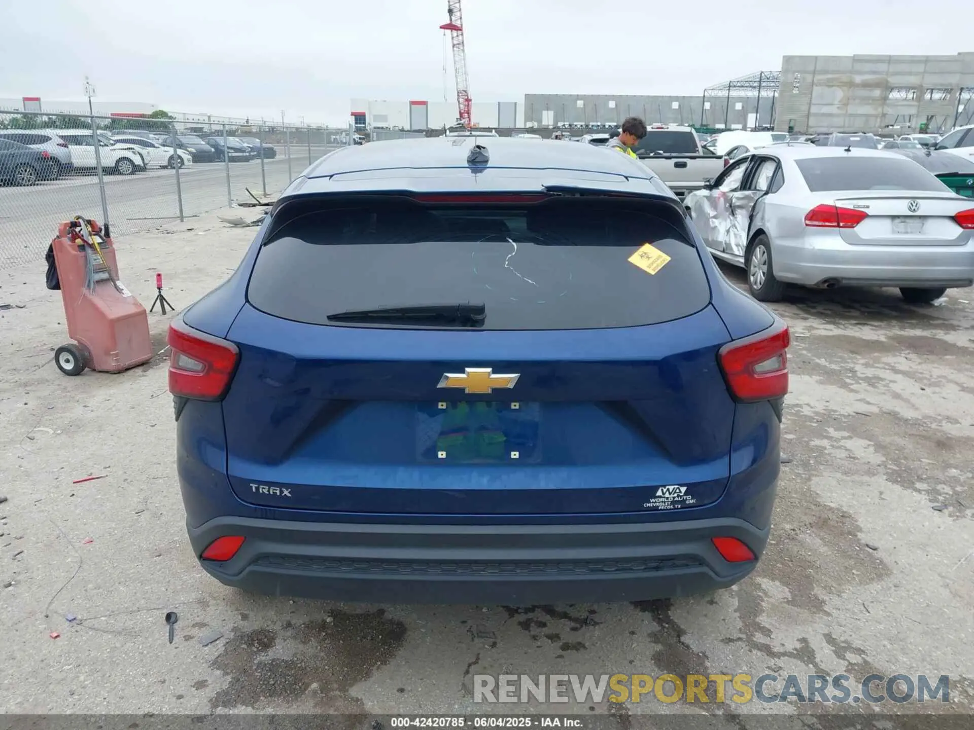 16 Photograph of a damaged car KL77LFE2XRC003337 CHEVROLET TRAX 2024