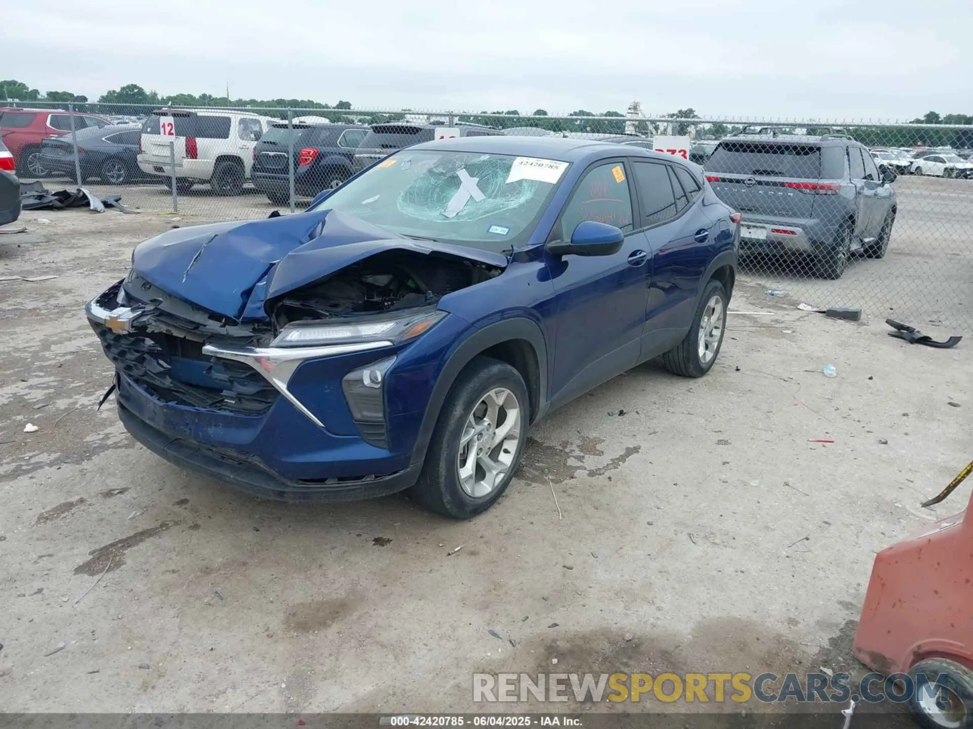 2 Photograph of a damaged car KL77LFE2XRC003337 CHEVROLET TRAX 2024