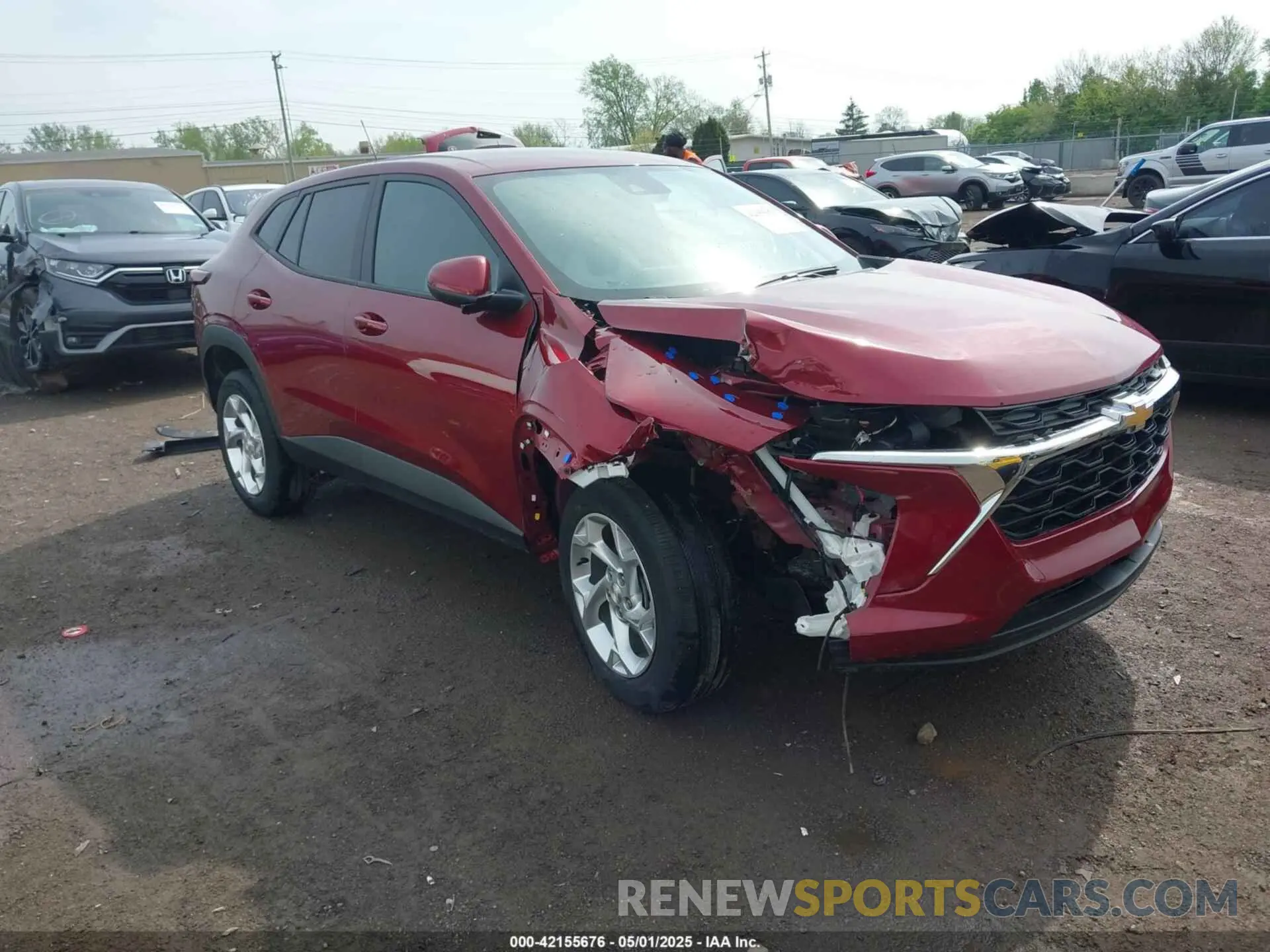 1 Photograph of a damaged car KL77LFE2XRC011826 CHEVROLET TRAX 2024