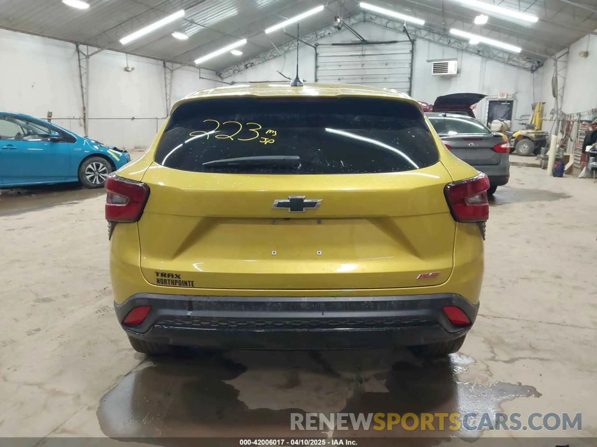 16 Photograph of a damaged car KL77LGE23RC068620 CHEVROLET TRAX 2024