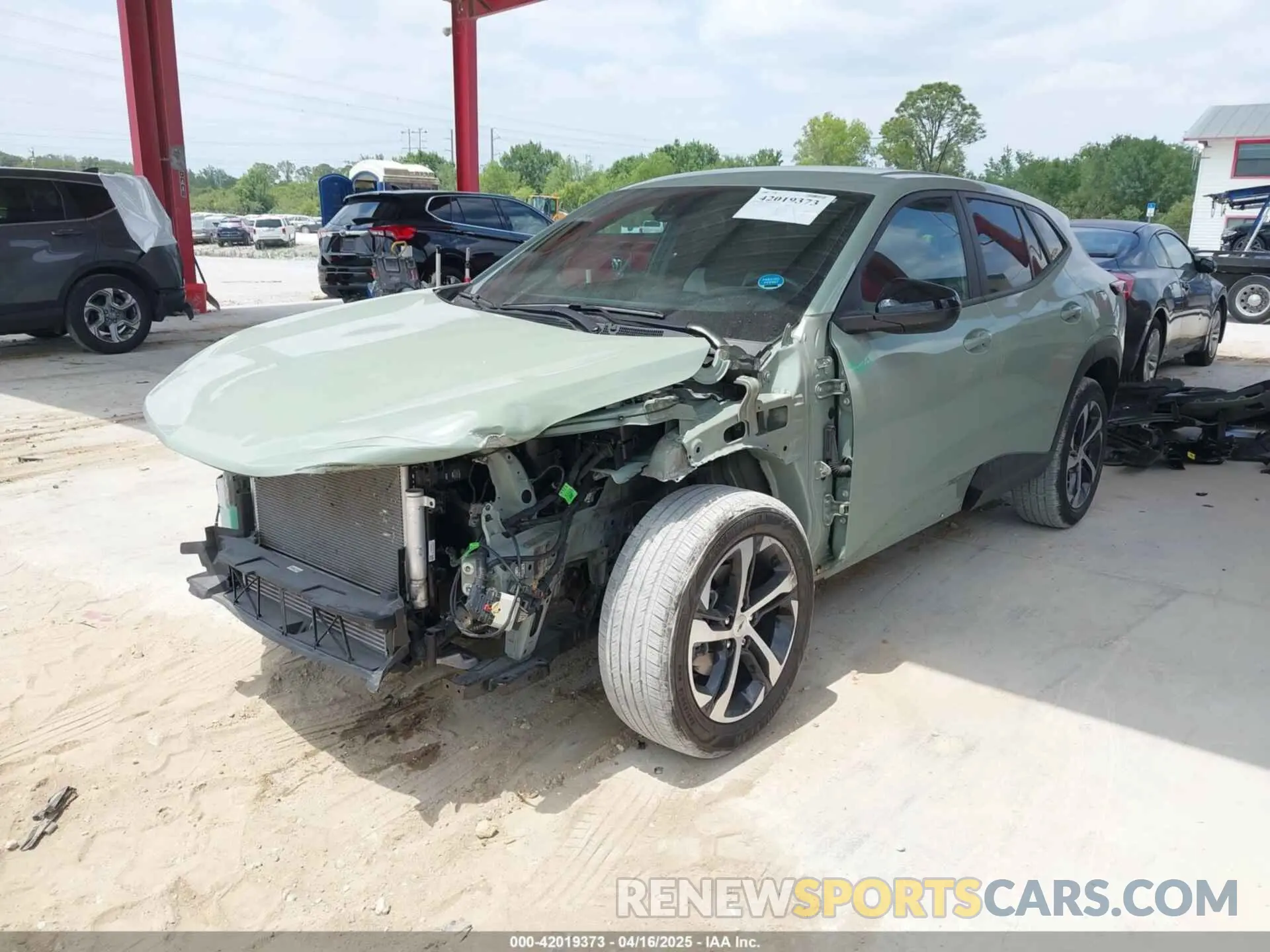 2 Photograph of a damaged car KL77LGE23RC082727 CHEVROLET TRAX 2024