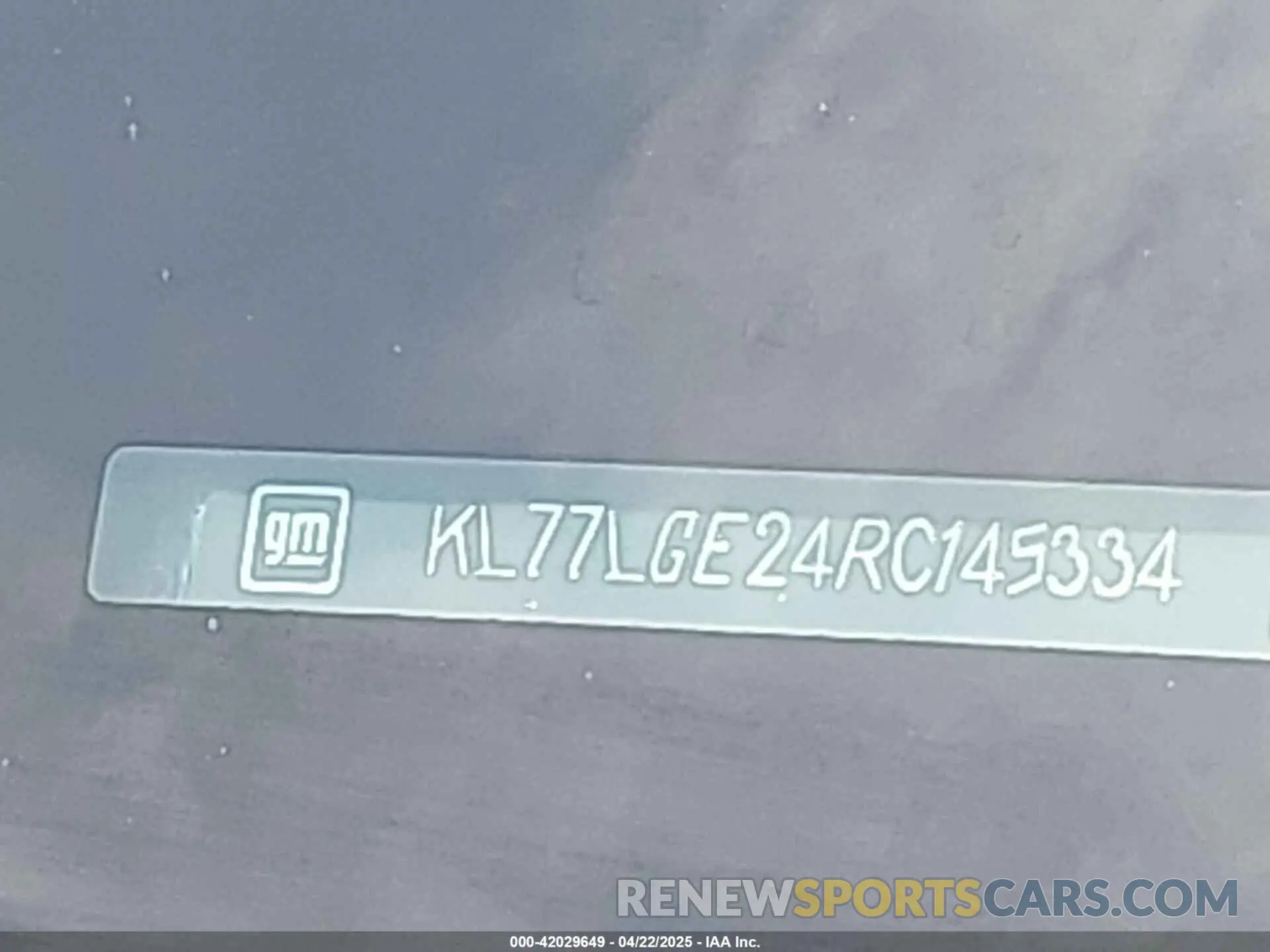 9 Фотография поврежденного автомобиля KL77LGE24RC145334 CHEVROLET TRAX 2024