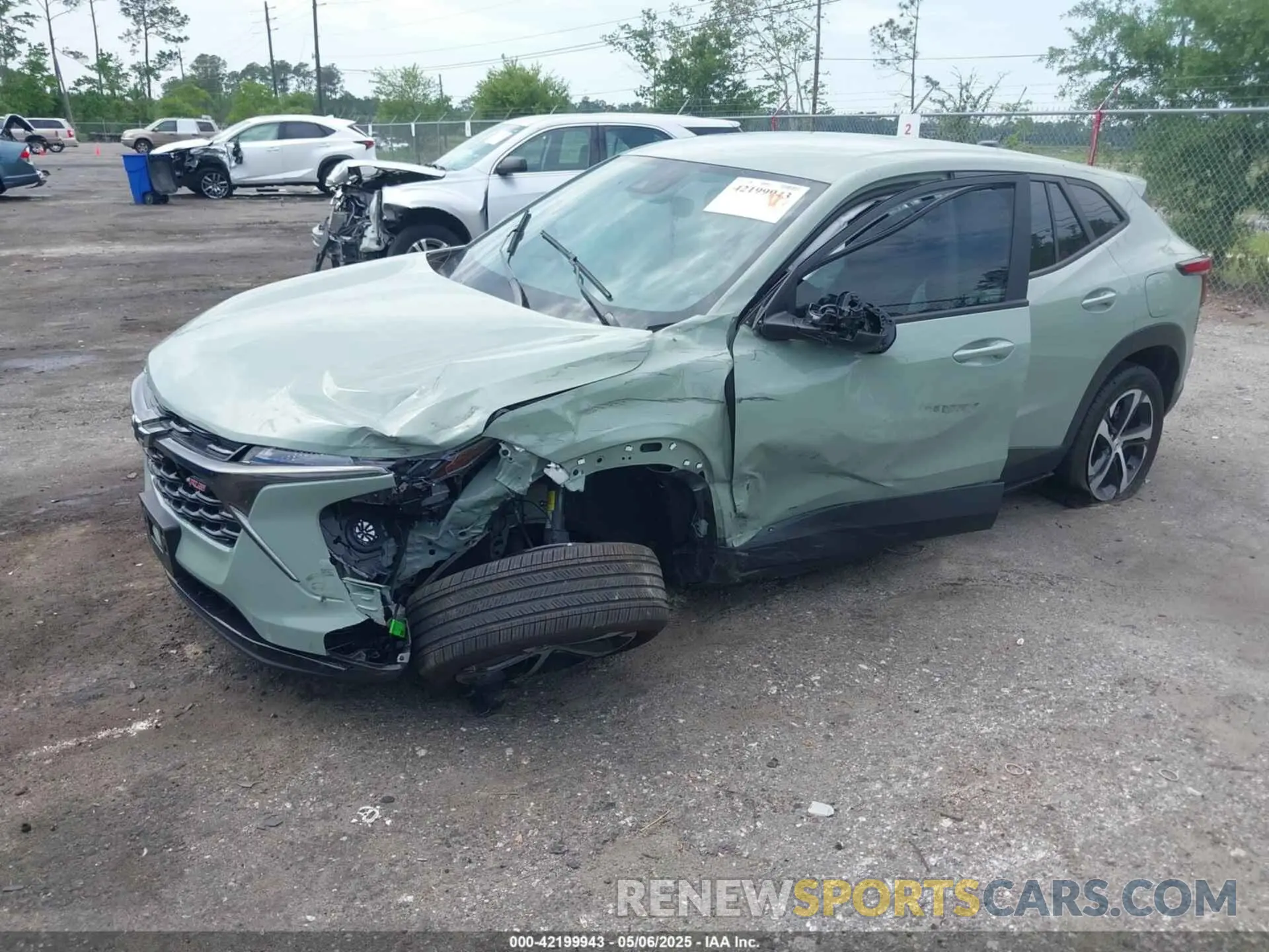 2 Photograph of a damaged car KL77LGE26RC200057 CHEVROLET TRAX 2024