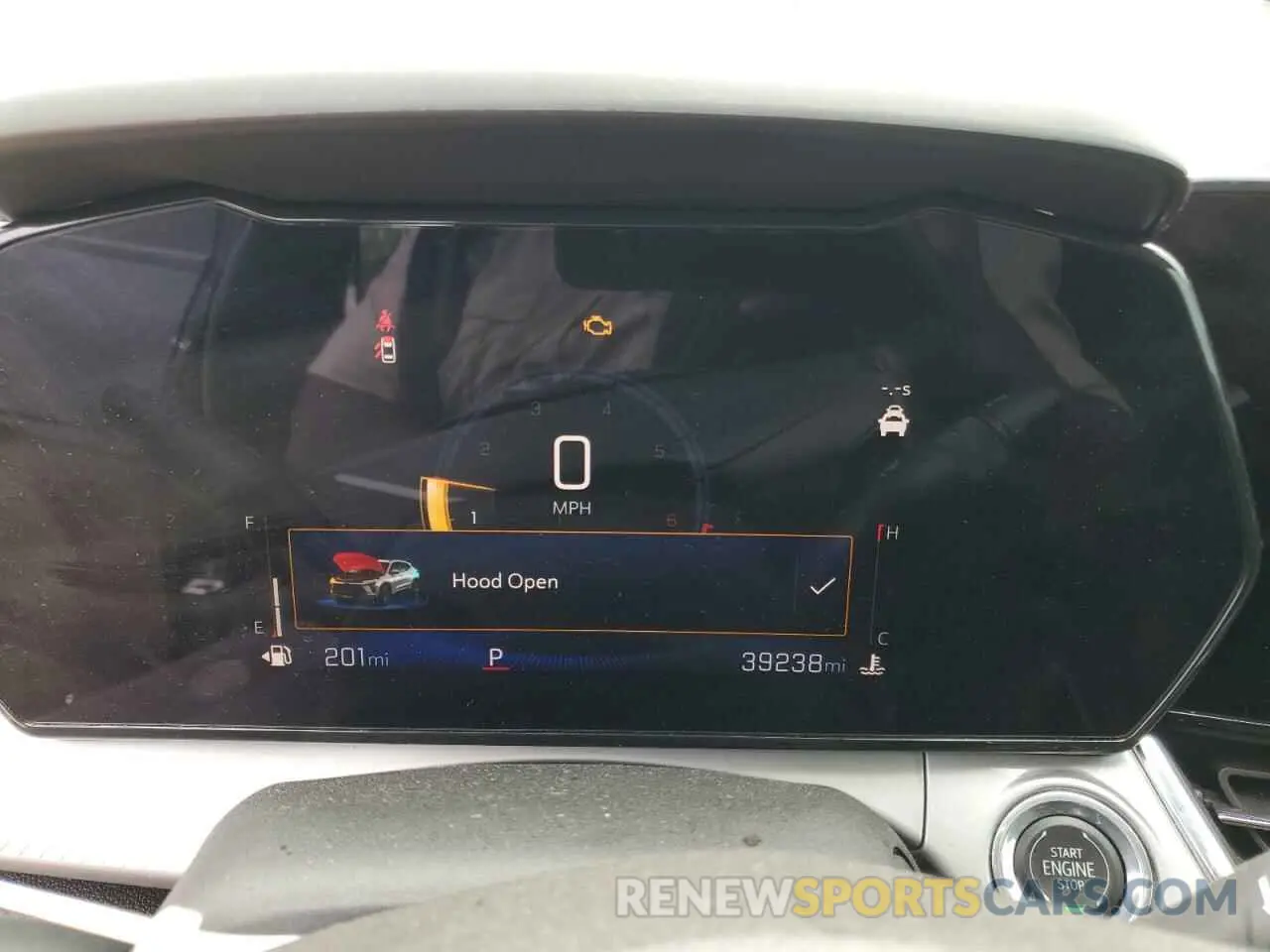 9 Photograph of a damaged car KL77LHE20RC022717 CHEVROLET TRAX 2024