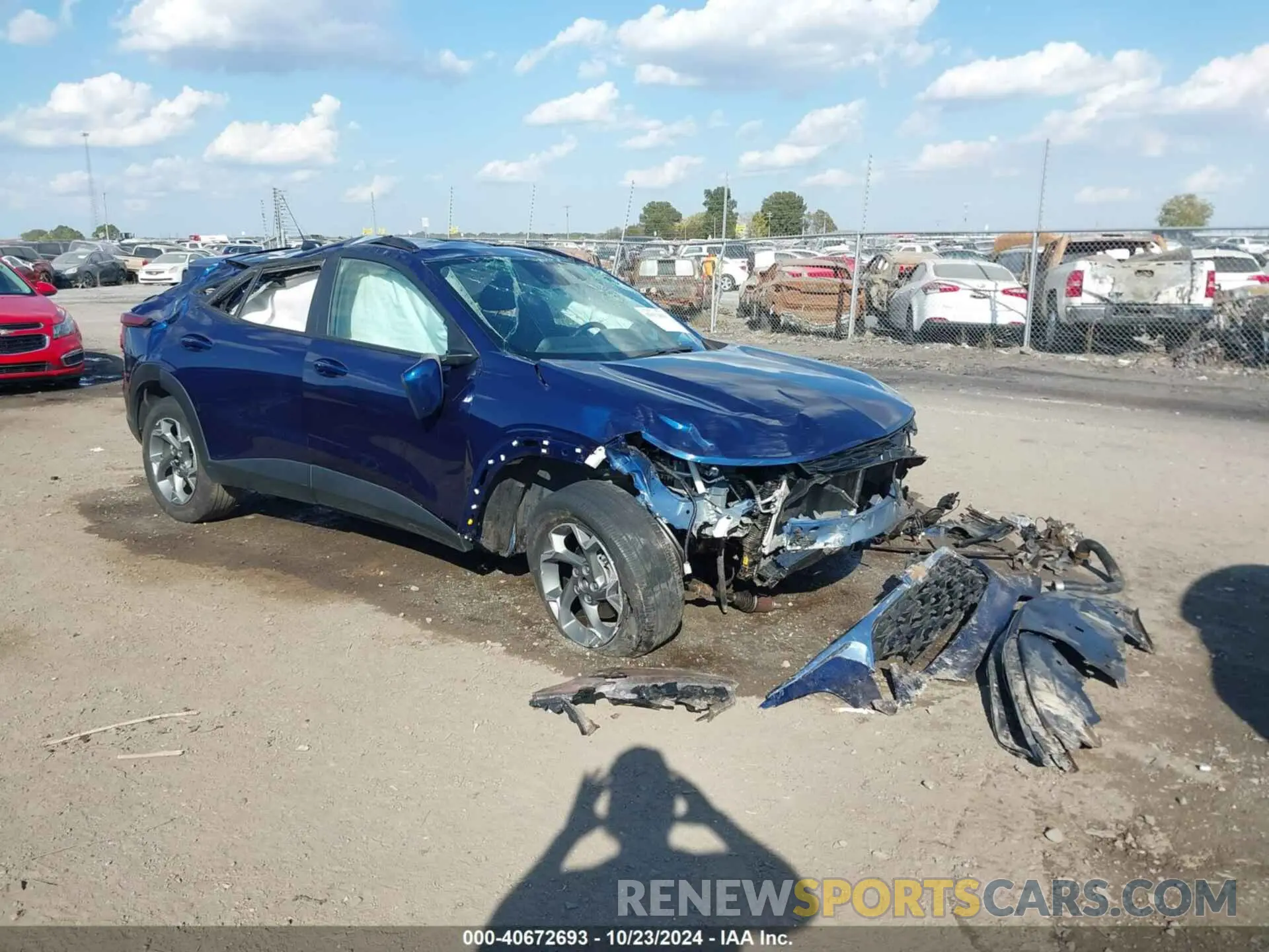 1 Photograph of a damaged car KL77LHE20RC109226 CHEVROLET TRAX 2024
