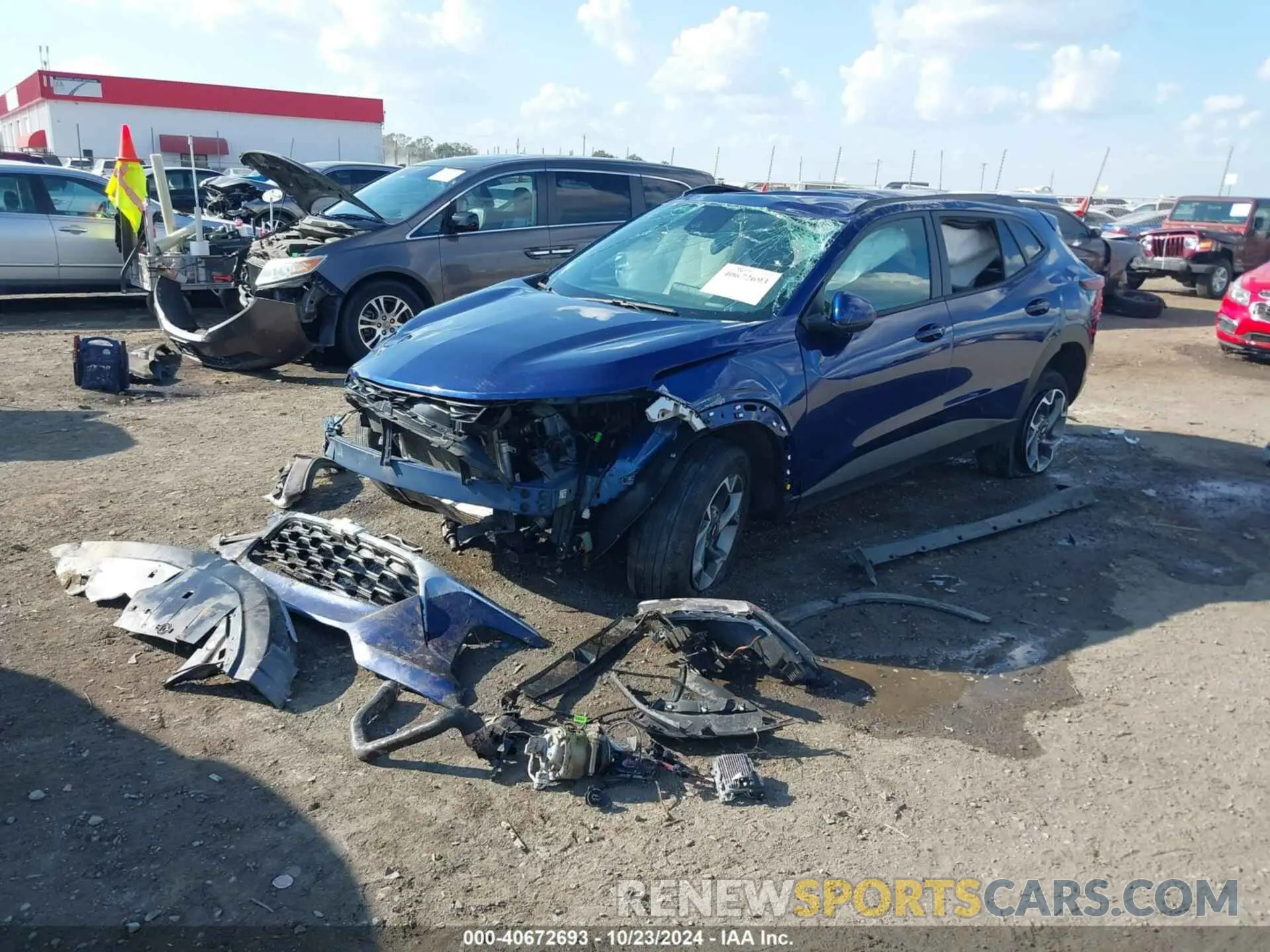2 Photograph of a damaged car KL77LHE20RC109226 CHEVROLET TRAX 2024