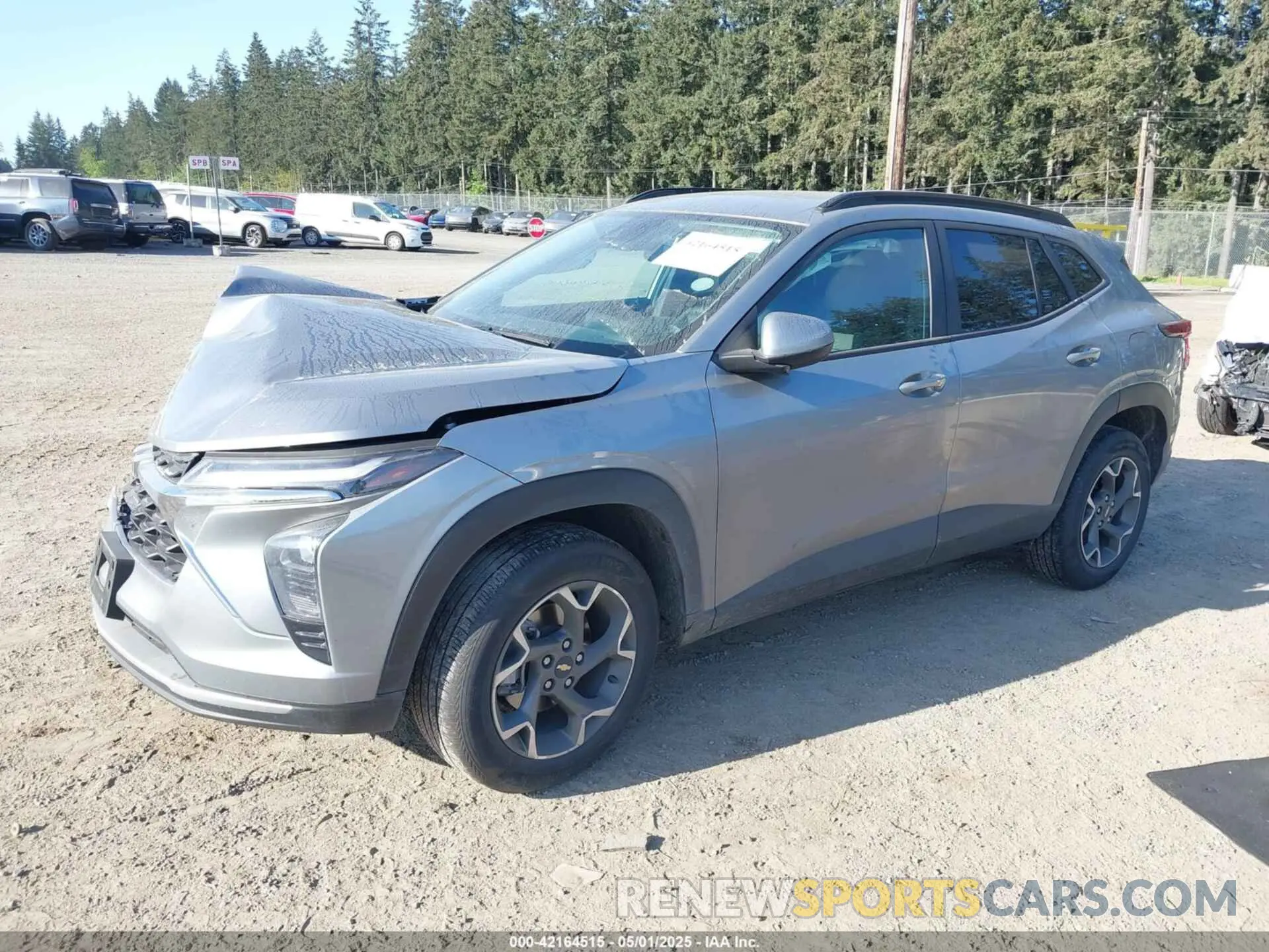 2 Photograph of a damaged car KL77LHE20RC243606 CHEVROLET TRAX 2024