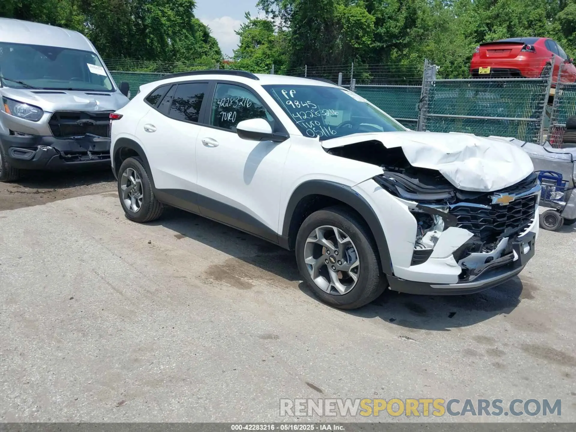 1 Фотография поврежденного автомобиля KL77LHE21RC119845 CHEVROLET TRAX 2024