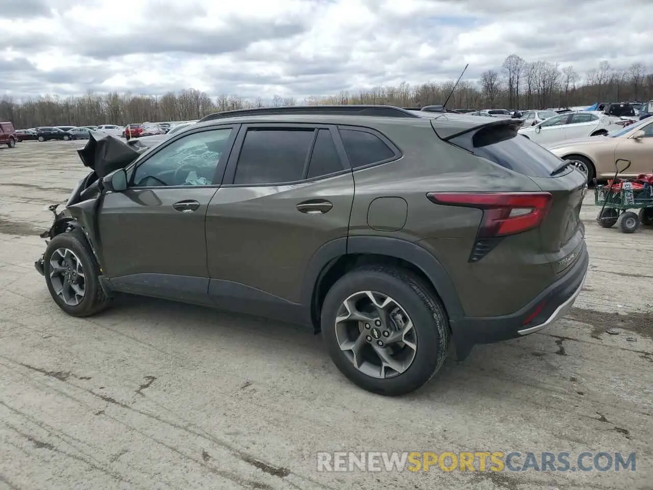 2 Photograph of a damaged car KL77LHE21RC182251 CHEVROLET TRAX 2024