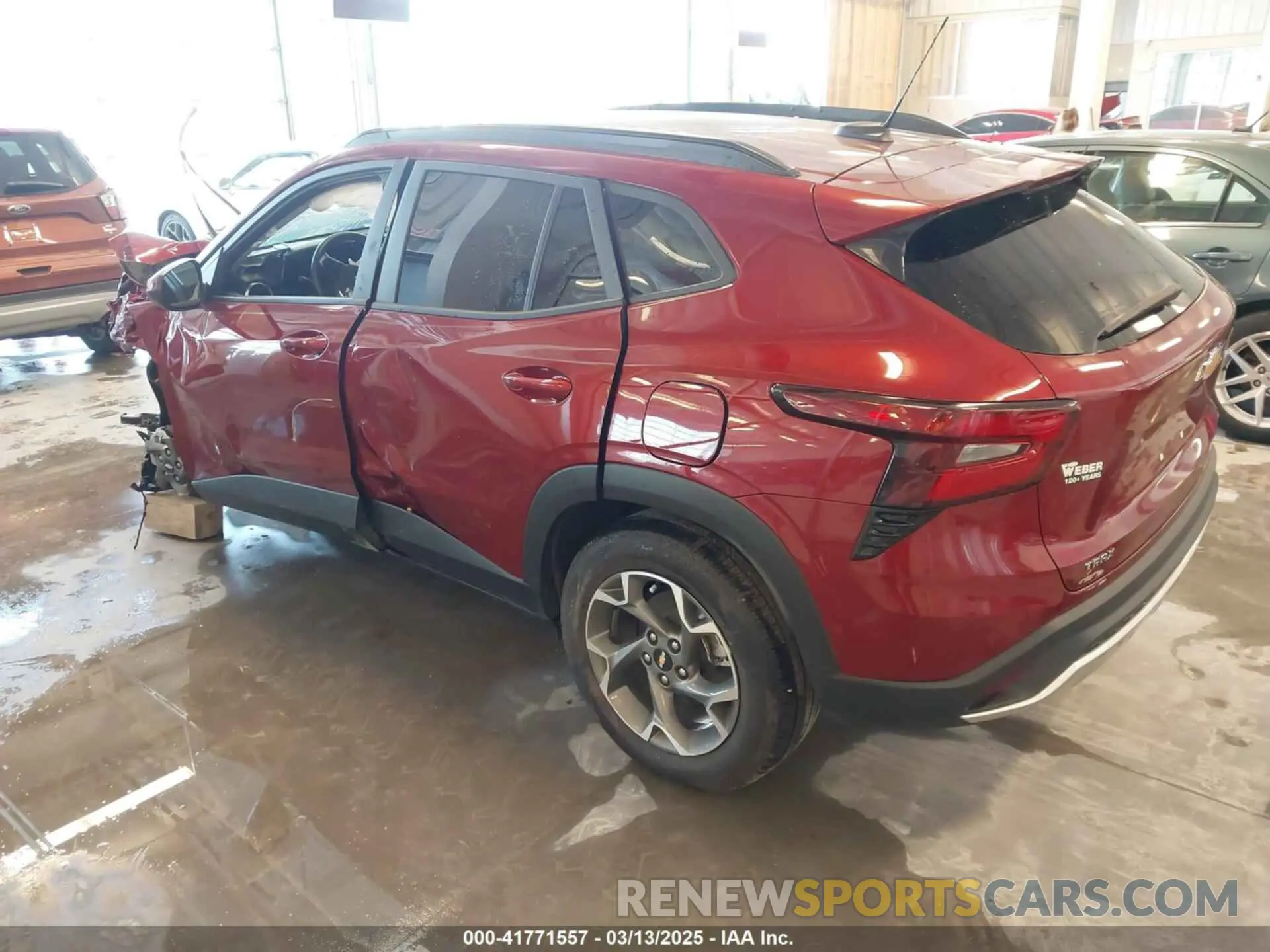 3 Photograph of a damaged car KL77LHE22RC127386 CHEVROLET TRAX 2024