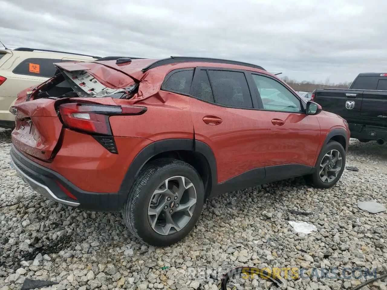 3 Photograph of a damaged car KL77LHE22RC142406 CHEVROLET TRAX 2024