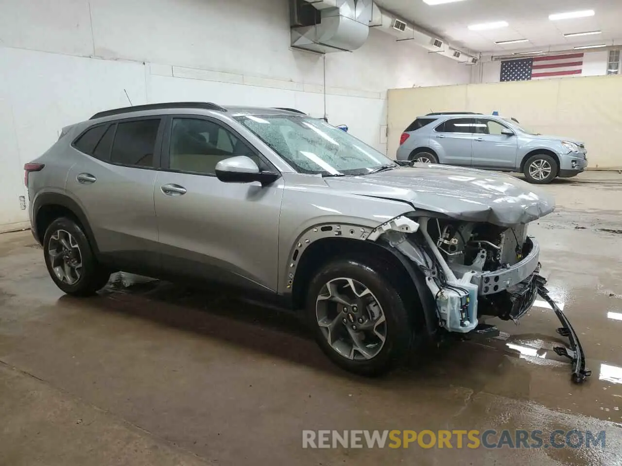 4 Фотография поврежденного автомобиля KL77LHE23RC009993 CHEVROLET TRAX 2024