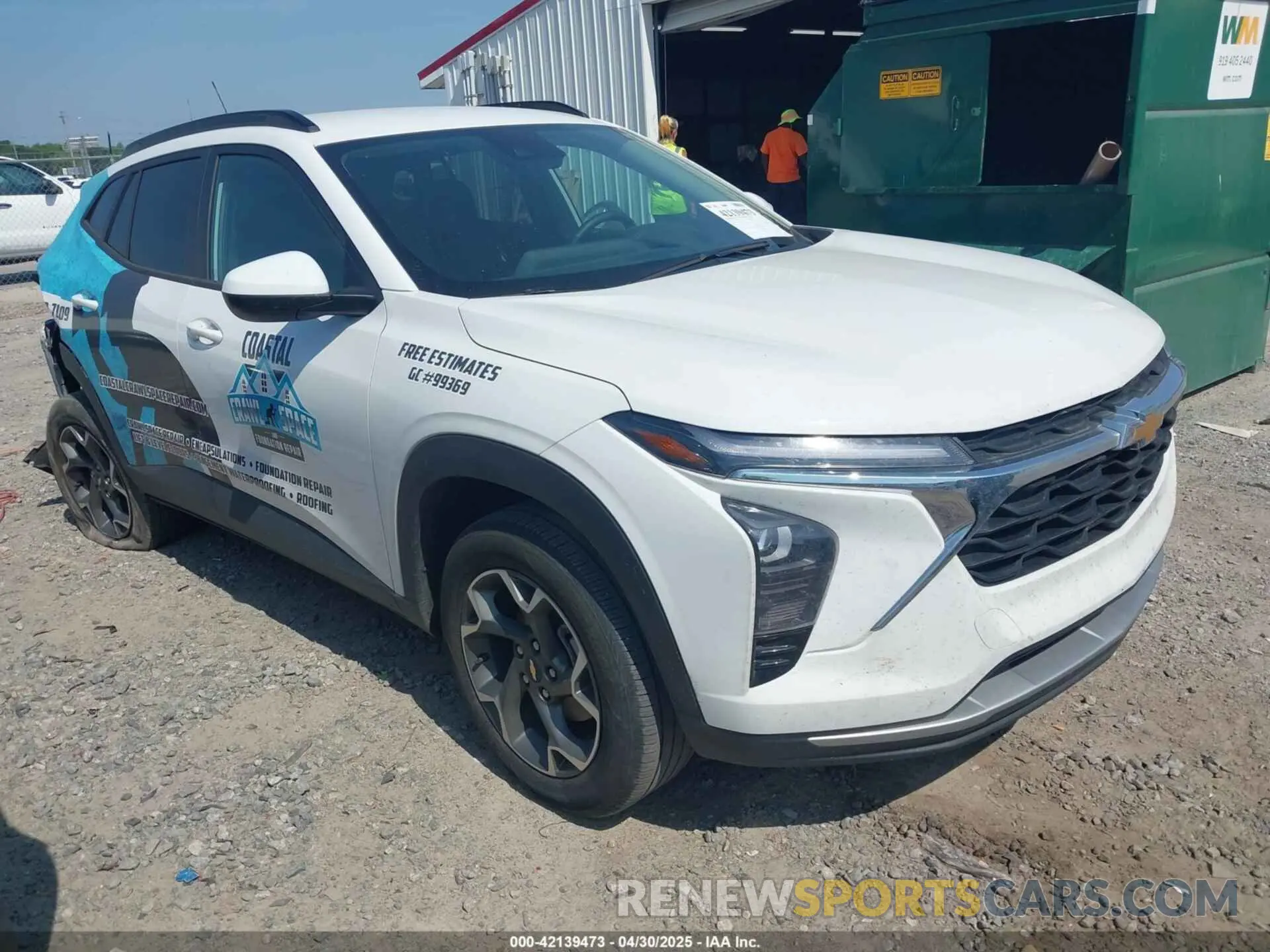 1 Photograph of a damaged car KL77LHE23RC215265 CHEVROLET TRAX 2024